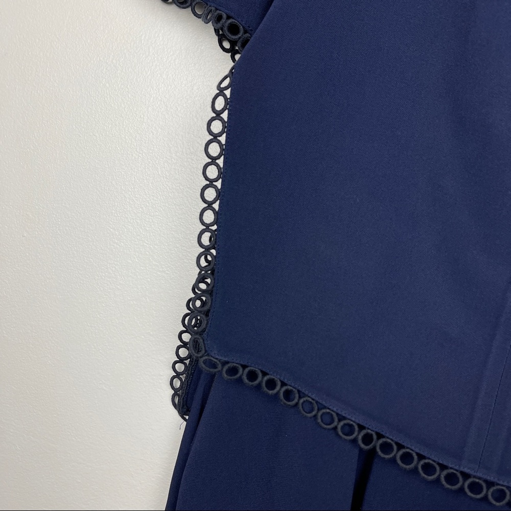 Stella McCartney Eyelet Trim Blue Layered Dress - Picture 5 of 10
